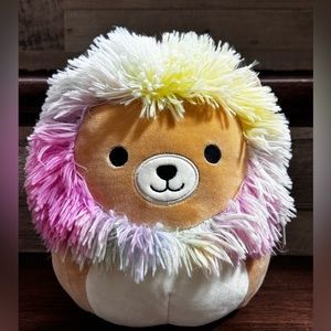 Cute 🥰 Squishmallow Kellytoy Plush Limited Squad Leonard 🦁 8” - NEW